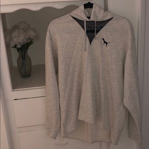 NWOT Victoria Secret pullover hoodie w/mesh v-neck